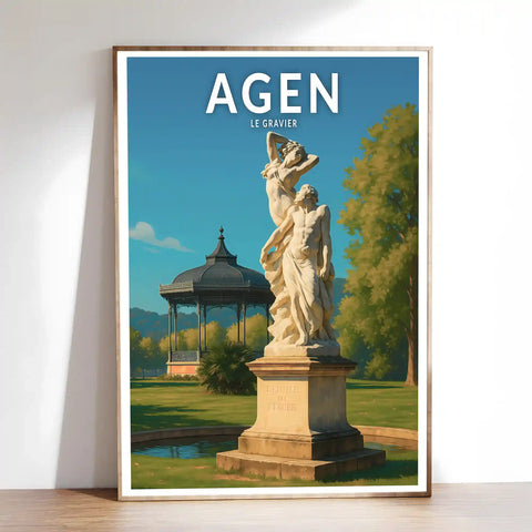Affiche - Agen - Le Gravier