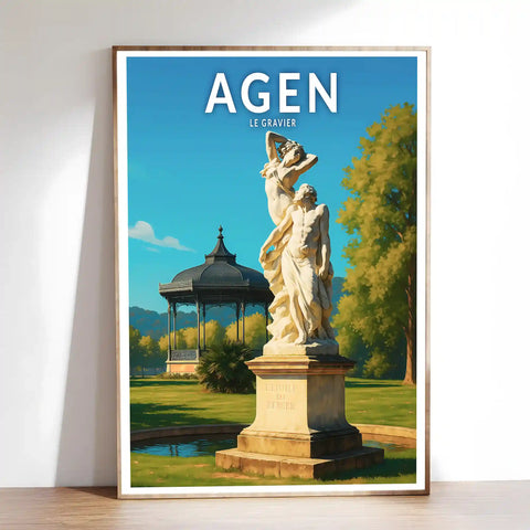 Affiche - Agen - Le Gravier