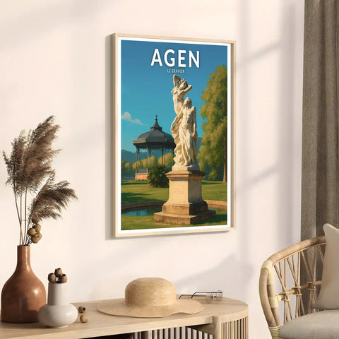 Affiche - Agen - Le Gravier