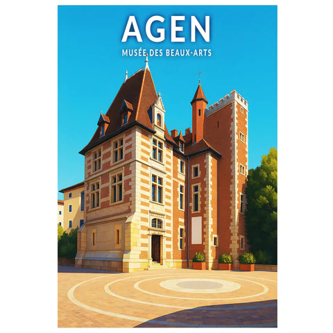Affiche - Agen - Musée des Beaux-Arts