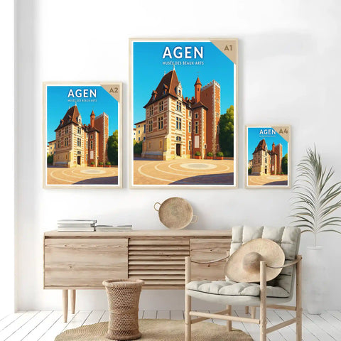 Affiche - Agen - Musée des Beaux-Arts