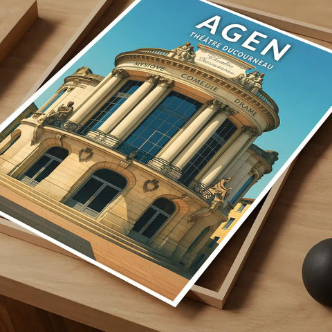 Affiche - Agen - Théâtre Ducourneau
