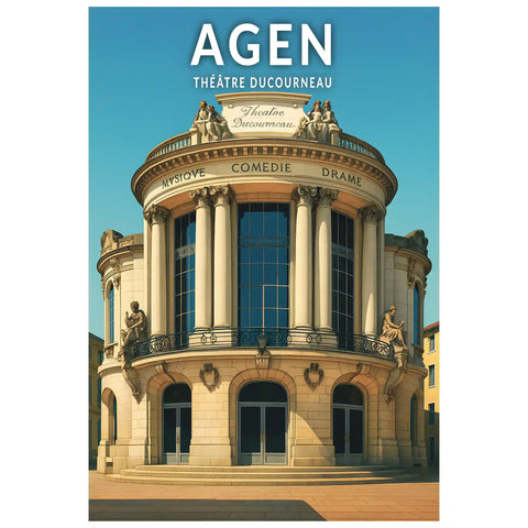 Affiche - Agen - Théâtre Ducourneau