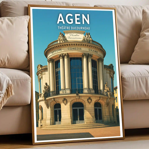 Affiche - Agen - Théâtre Ducourneau