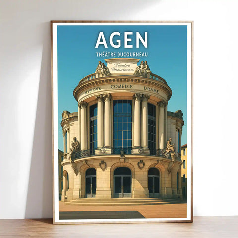 Affiche - Agen - Théâtre Ducourneau