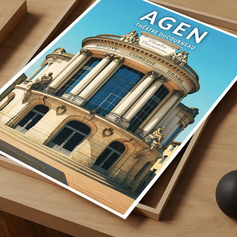 Affiche - Agen - Théâtre Ducourneau