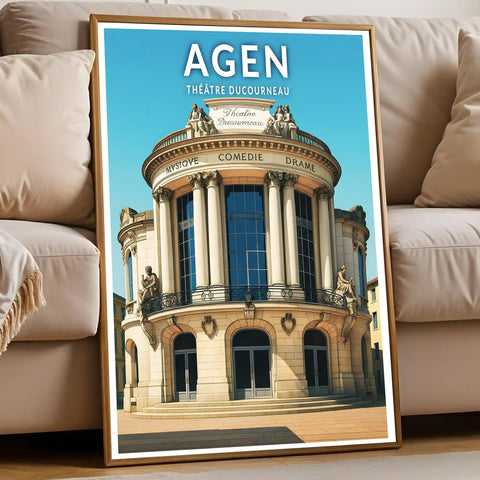 Affiche - Agen - Théâtre Ducourneau