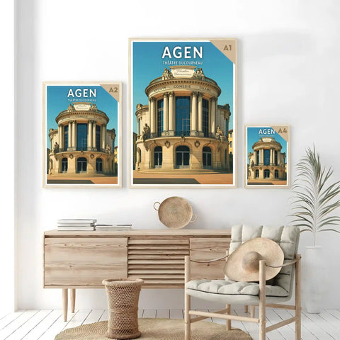 Affiche - Agen - Théâtre Ducourneau