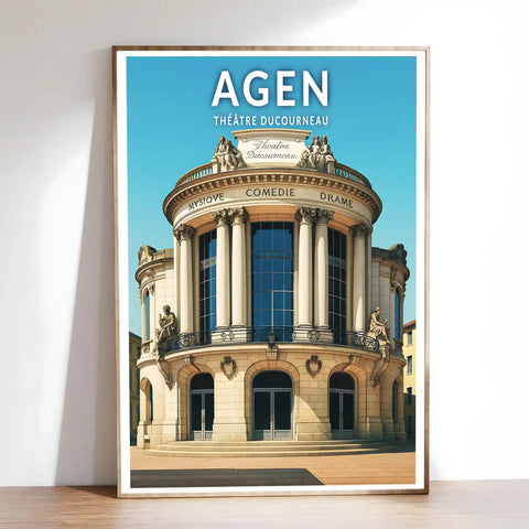 Affiche - Agen - Théâtre Ducourneau