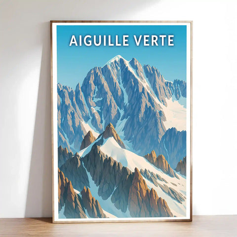 Affiche - Aiguille Verte