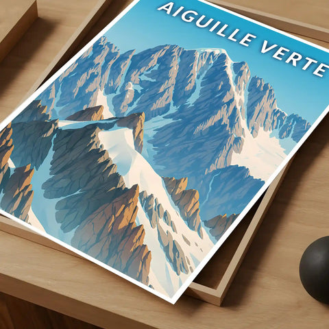 Affiche - Aiguille Verte