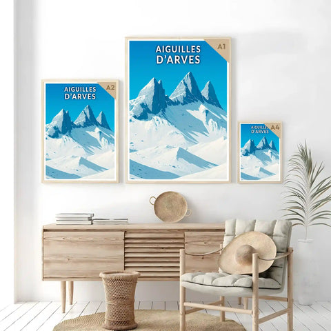 Affiche - Aiguilles d'Arves