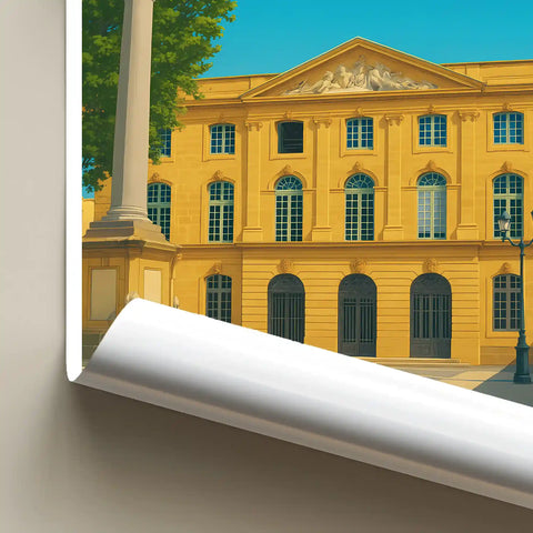 Affiche - Aix-en-Provence - Halle aux Grains