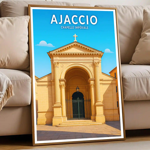 Affiche - Ajaccio - Chapelle Impériale