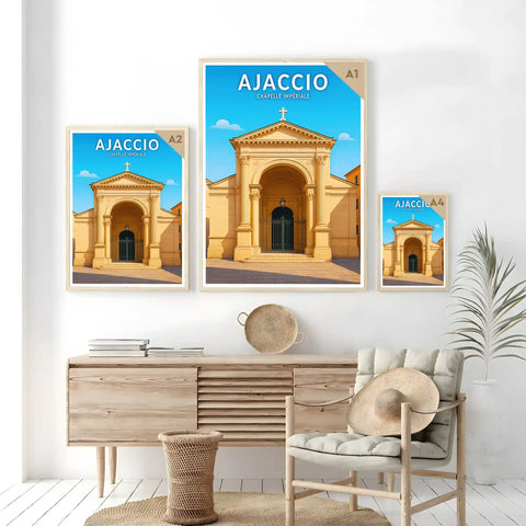 Affiche - Ajaccio - Chapelle Impériale