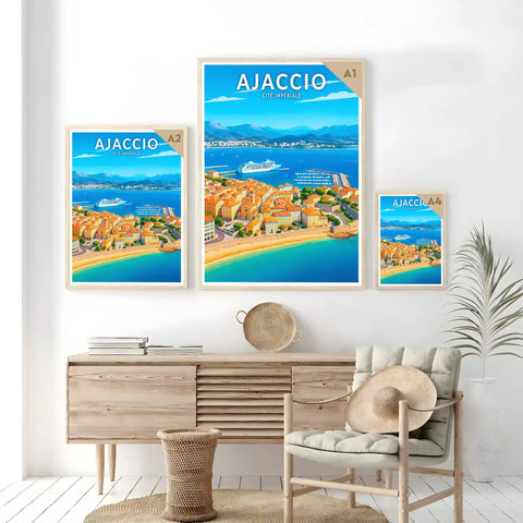 Affiche - Ajaccio - Cité Impériale
