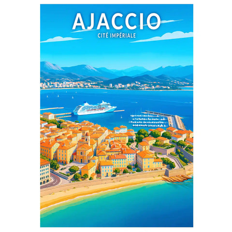 Affiche - Ajaccio - Cité Impériale