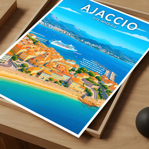 Affiche - Ajaccio - Cité Impériale
