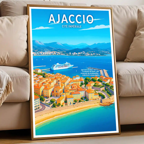 Affiche - Ajaccio - Cité Impériale