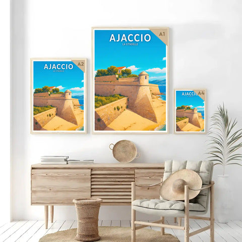 Affiche - Ajaccio - La Citadelle