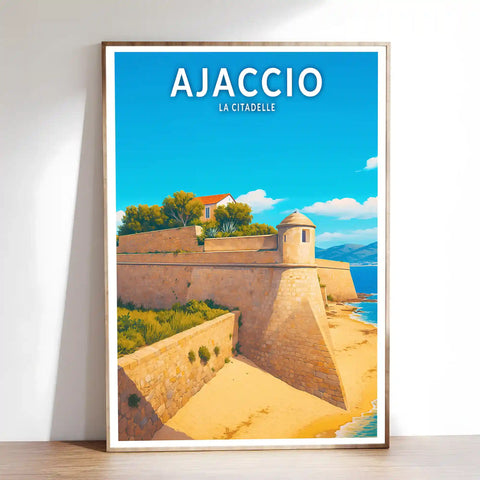 Affiche - Ajaccio - La Citadelle