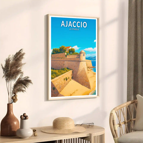 Affiche - Ajaccio - La Citadelle