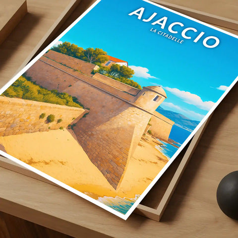 Affiche - Ajaccio - La Citadelle