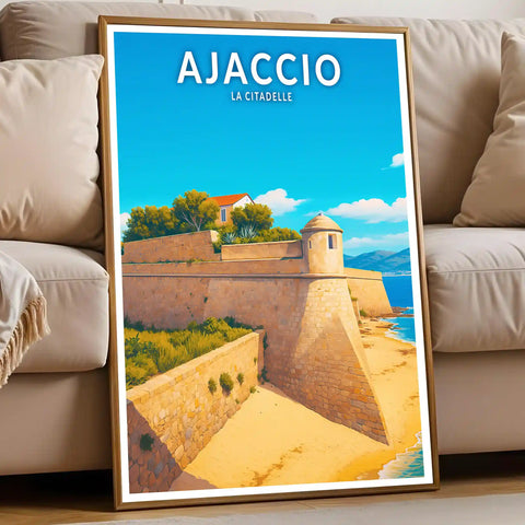 Affiche - Ajaccio - La Citadelle