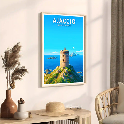 Affiche - Ajaccio - Pointe de la Parata