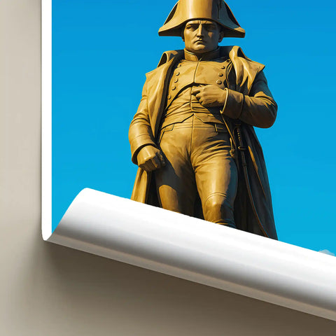 Affiche - Ajaccio - Statue de Napoléon