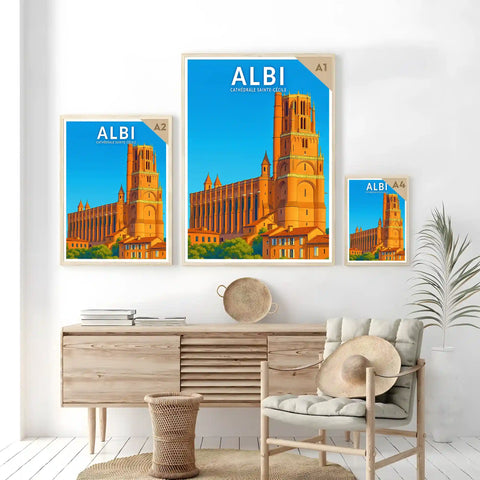 Affiche - Albi - Cathédrale Sainte-Cécile