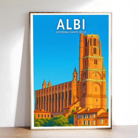 Affiche - Albi - Cathédrale Sainte-Cécile
