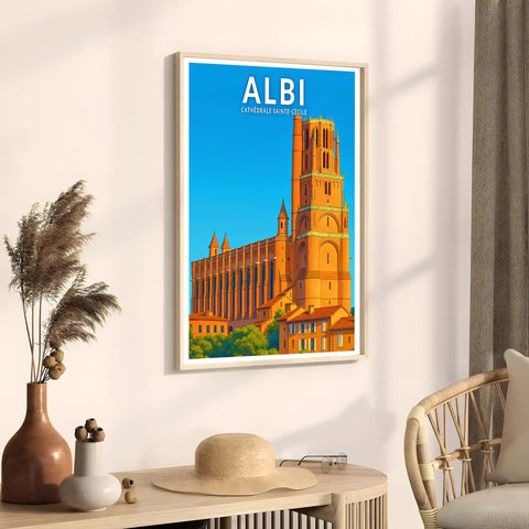 Affiche - Albi - Cathédrale Sainte-Cécile