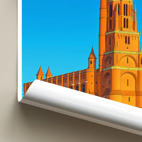 Affiche - Albi - Cathédrale Sainte-Cécile