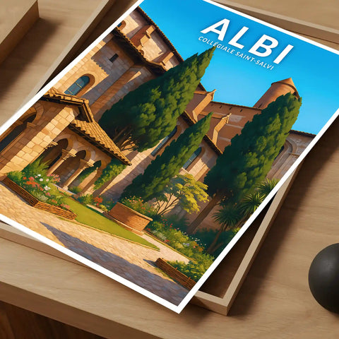 Affiche - Albi - Collégiale Saint-Salvi