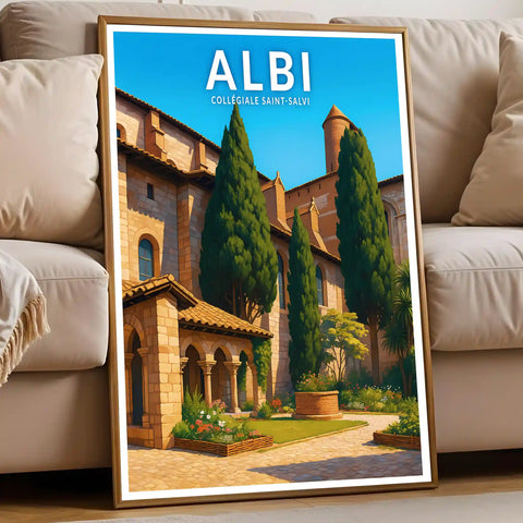 Affiche - Albi - Collégiale Saint-Salvi