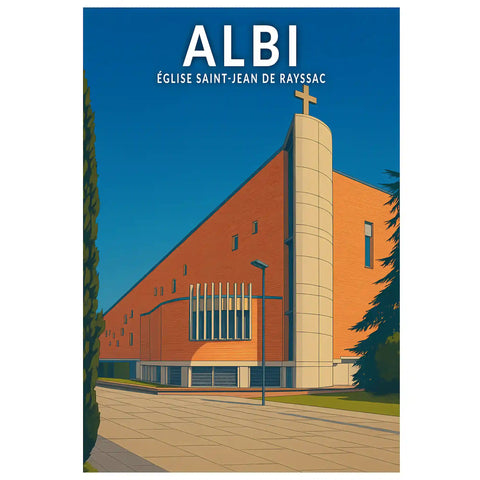 Affiche - Albi - Église Saint-Jean de Rayssac