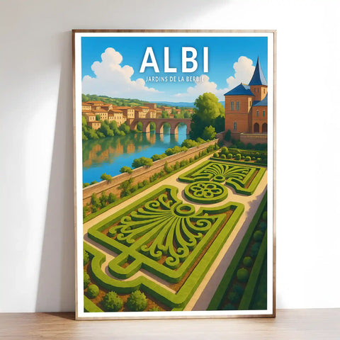 Affiche - Albi - Jardins de la Berbie