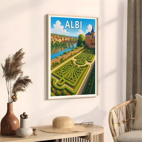 Affiche - Albi - Jardins de la Berbie