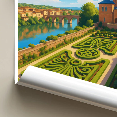 Affiche - Albi - Jardins de la Berbie