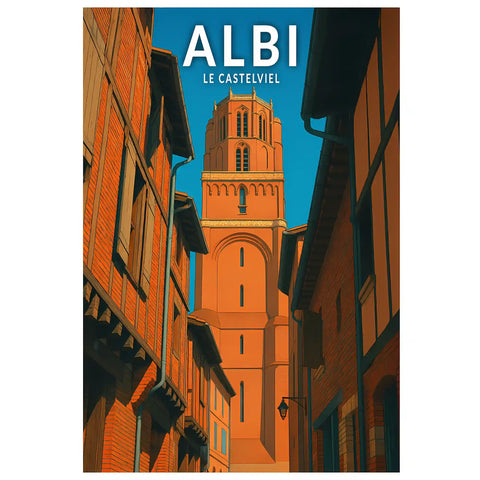 Affiche - Albi - Le Castelviel