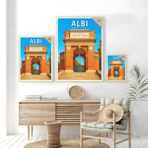 Affiche - Albi - Monument aux Morts