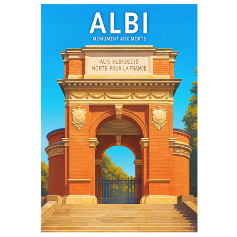Affiche - Albi - Monument aux Morts