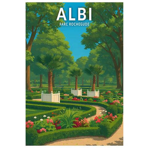 Affiche - Albi - Parc Rochegude