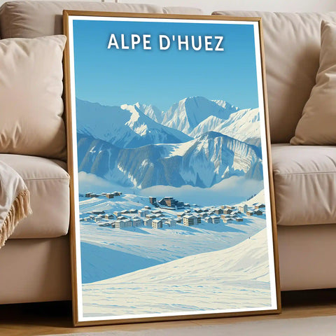 Affiche - Alpe d'Huez