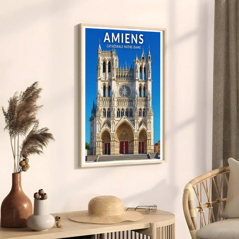Affiche - Amiens - Cathédrale Notre-Dame
