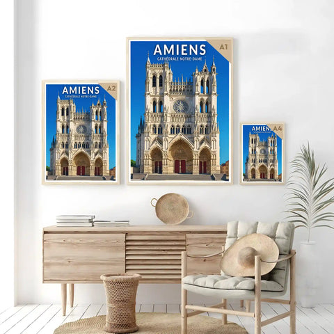 Affiche - Amiens - Cathédrale Notre-Dame