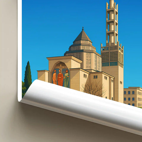 Affiche - Amiens - Église Saint-Honoré