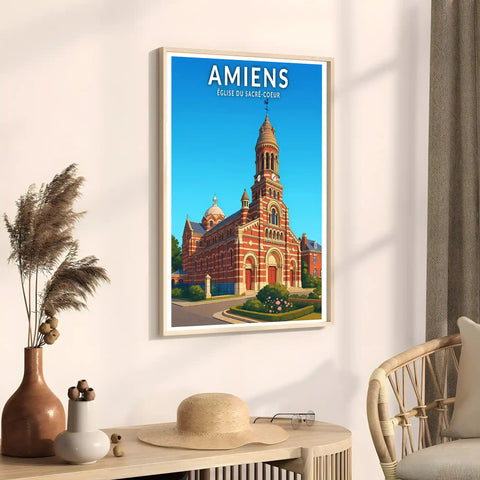 Affiche - Amiens - Église du Sacré-Coeur