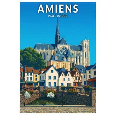 Affiche - Amiens - Place du Don